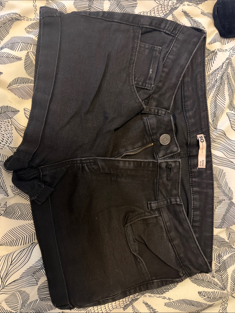 SO Black Women's Denim Jean Shorts